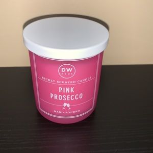 Pink Prosecco candle